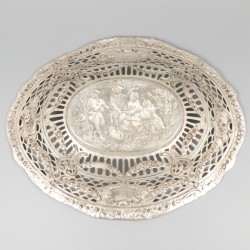 Delicatesse mand zilver.