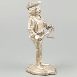 Miniatuur muzikant zilver.