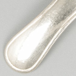12-delige set koffie- / theelepels (Amsterdam 1874) zilver.