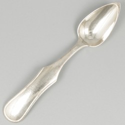 12-delige set koffie- / theelepels (Amsterdam 1874) zilver.
