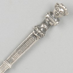 Reisbestek zilver.