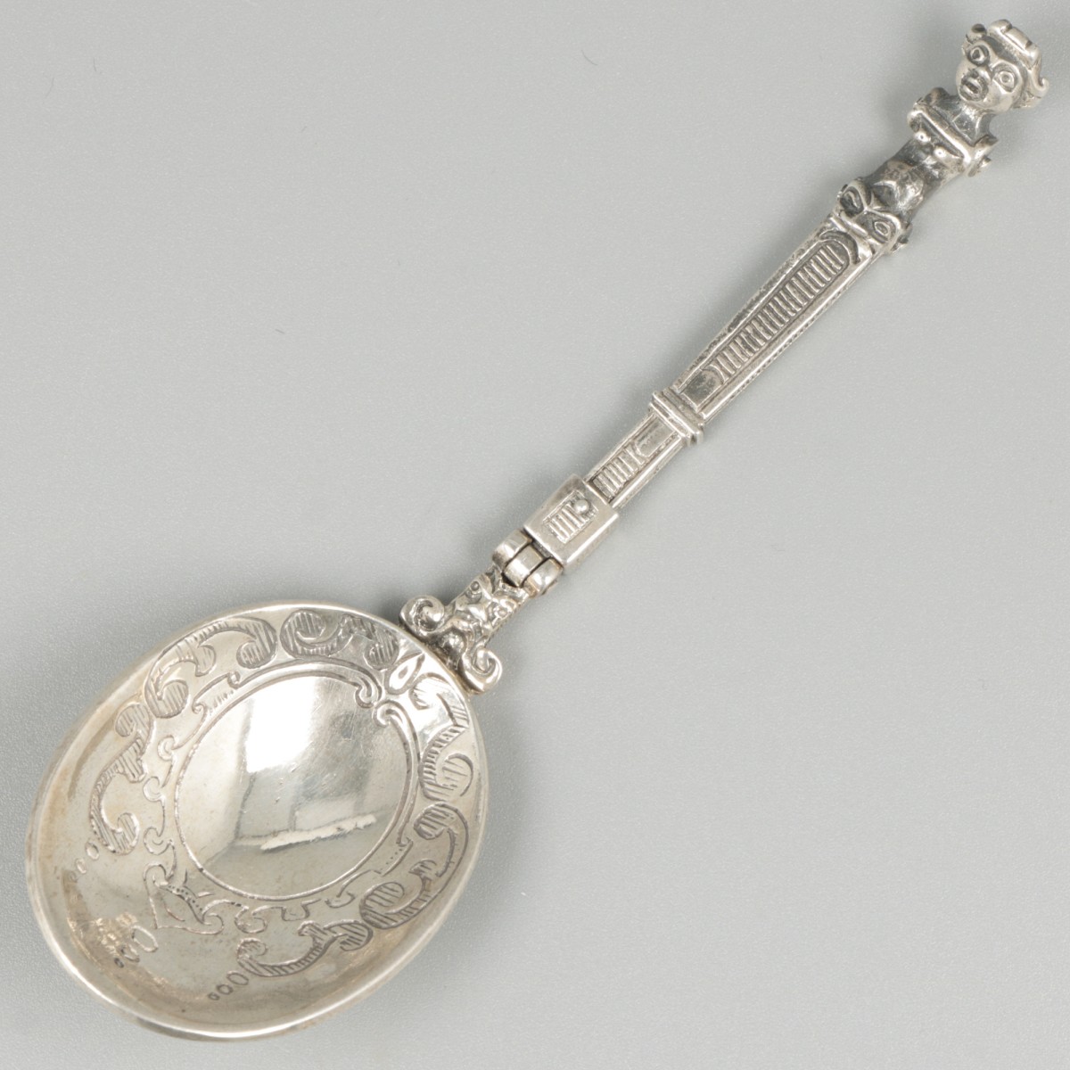 Reisbestek zilver.