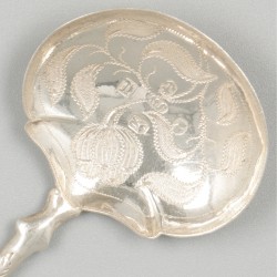 Suikerschep zilver.