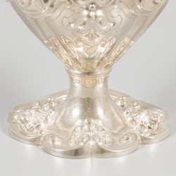 Bloemenvaas zilver.