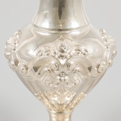 Bloemenvaas zilver.