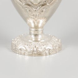 Bloemenvaas zilver.