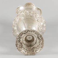 Bloemenvaas zilver.