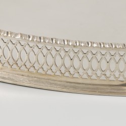 Dienblad zilver.