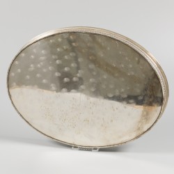 Dienblad zilver.