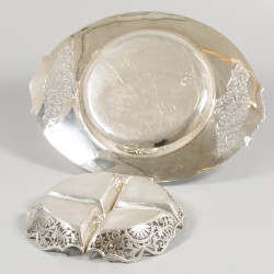 Serveerschaal zilver.