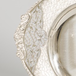 Serveerschaal zilver.