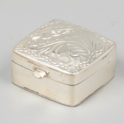 3-delig lot doosjes zilver.