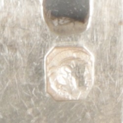 9-delig lot divers schepwerk zilver.