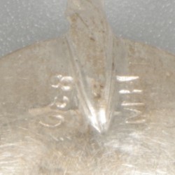 9-delig lot divers schepwerk zilver.
