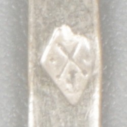 9-delig lot divers schepwerk zilver.