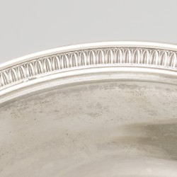 Fruitschaal zilver.