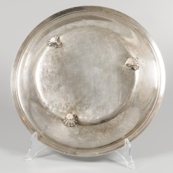 Fruitschaal zilver.