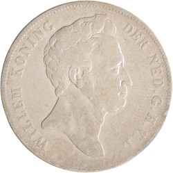 1 gulden. Willem I. 1840. Fraai.