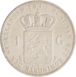 1 gulden. Willem I. 1840. Fraai.