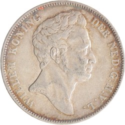 1 gulden. Willem I. 1840. Zeer Fraai +.