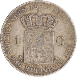 1 gulden. Willem I. 1840. Fraai / Zeer Fraai.