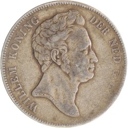 1 gulden. Willem I. 1840. Fraai / Zeer Fraai.