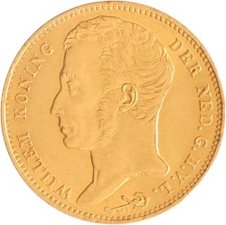 10 gulden. Willem I. 1824 B. Prachtig / UNC.