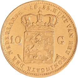 10 gulden. Willem I. 1832. Fraai +.