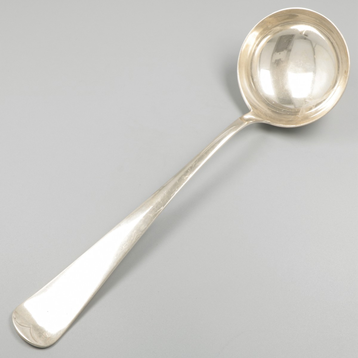Soeplouche / Soeplepel Haags lofje zilver.