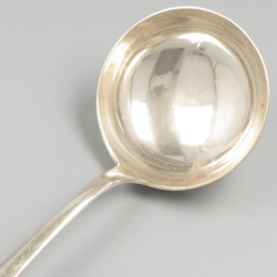 Soeplouche / Soeplepel Haags lofje zilver.