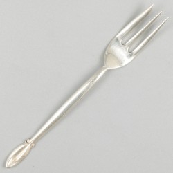 12-delige set gebaksvorkjes zilver.