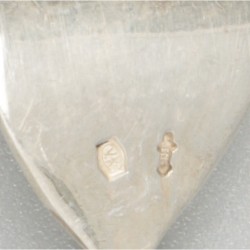 12-delige set gebaksvorkjes zilver.