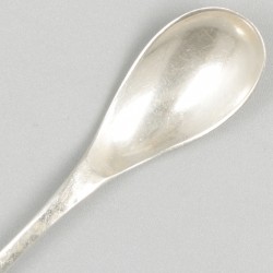 12-delige set koffie- / theelepels zilver.