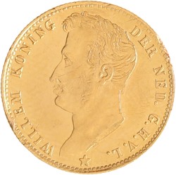 5 gulden. Willem I. 1827 B. Zeer Fraai +.
