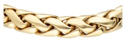 14 kt. Geelgouden schakelarmband.