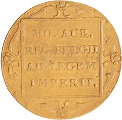 Gouden dukaat. Willem I. 1829 U. Fraai +.