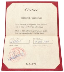 Cartier 'Draperie de Décolleté' 18 kt. geelgouden collier bezet met ca. 0.39 ct. diamant.