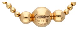 Cartier 'Draperie de Décolleté' 18 kt. geelgouden collier bezet met ca. 0.39 ct. diamant.