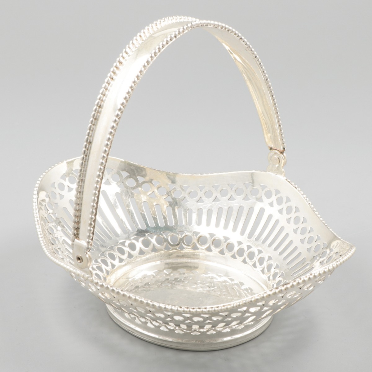 Bonbon hengselmand zilver.