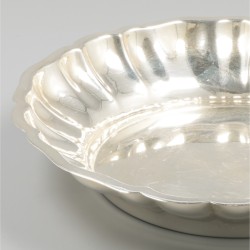 Presenteerschaal zilver.