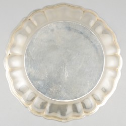 Presenteerschaal zilver.