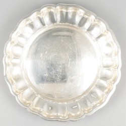 Presenteerschaal zilver.