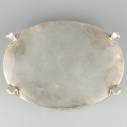 Koektrommel zilver.