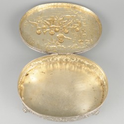 Koektrommel zilver.