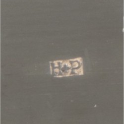 Bonbonmandje zilver.