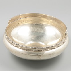 Bonbonnière (Voorschoten 1880) zilver.