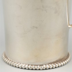 Drinkbeker zilver.