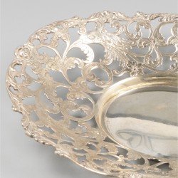 Presenteerschaal zilver.