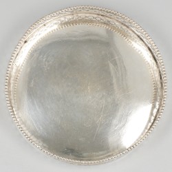 Flessenbak zilver.