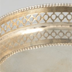 Flessenbak zilver.